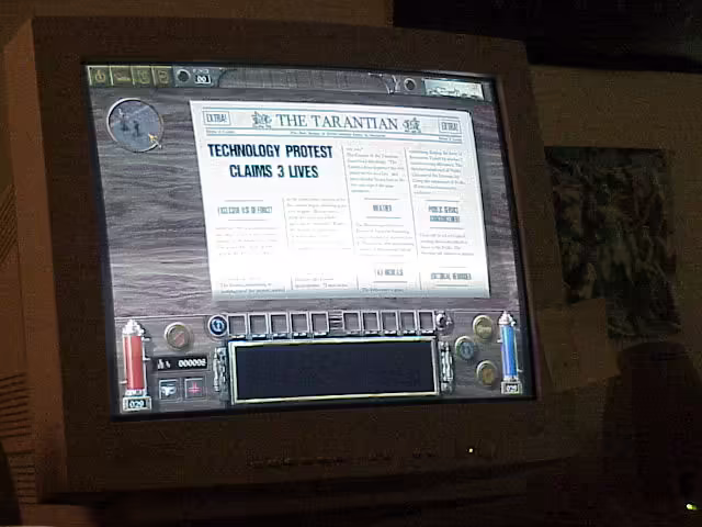 The game’s newspaper system can offer quests or detail events tat you have been involved in.