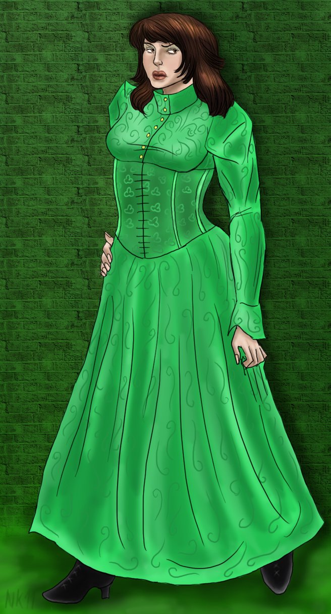 girl-in-green-dress