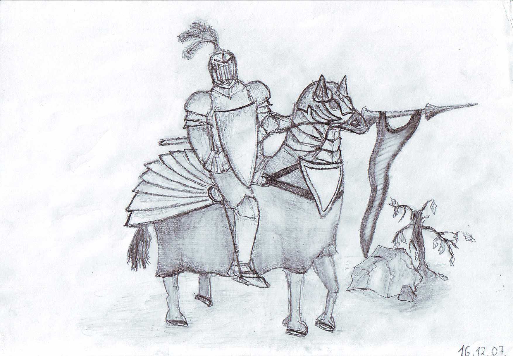 Рыцарь на коне