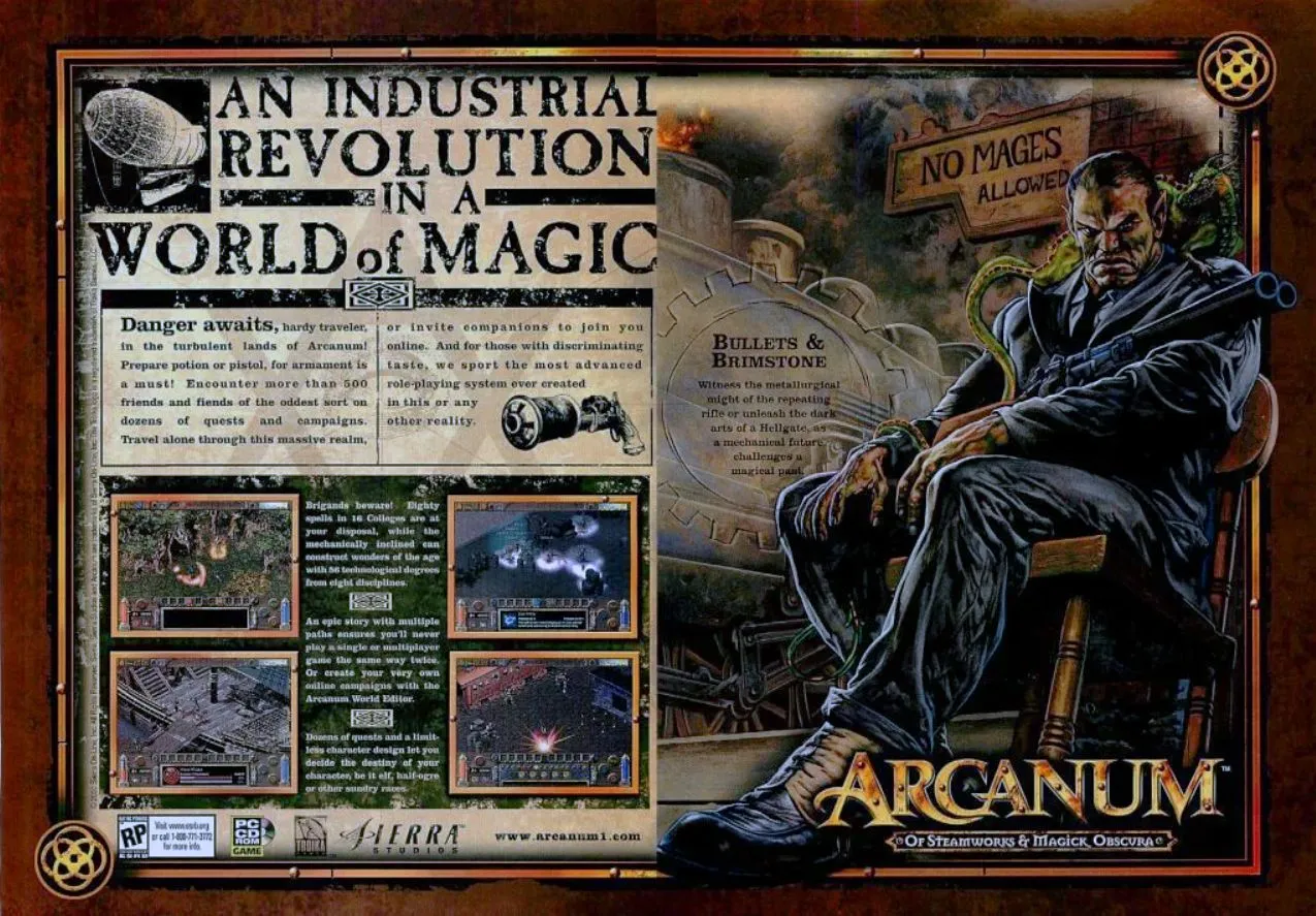 Что такое Arcanum: Of Steamworks and Magick Obscura?